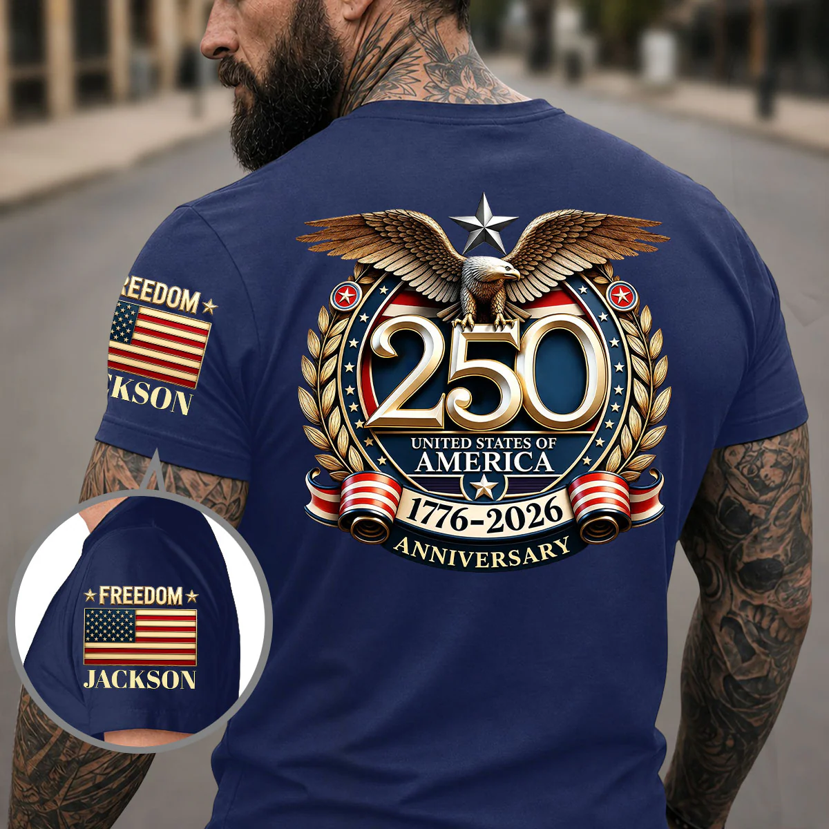 Pround Human Of Country - Personalized Custom Shirt - Image 5