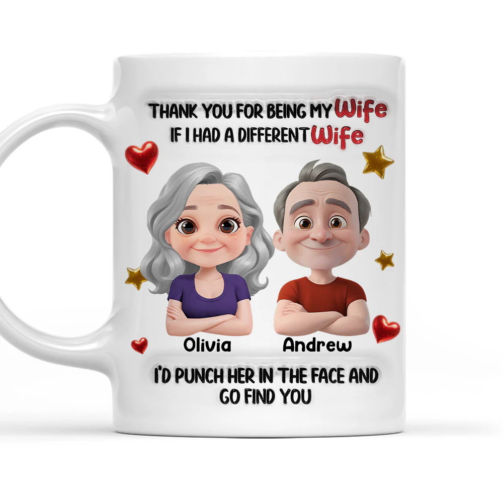Punch To Find You - Personalized Custom 3D Inflated Effect Mug
