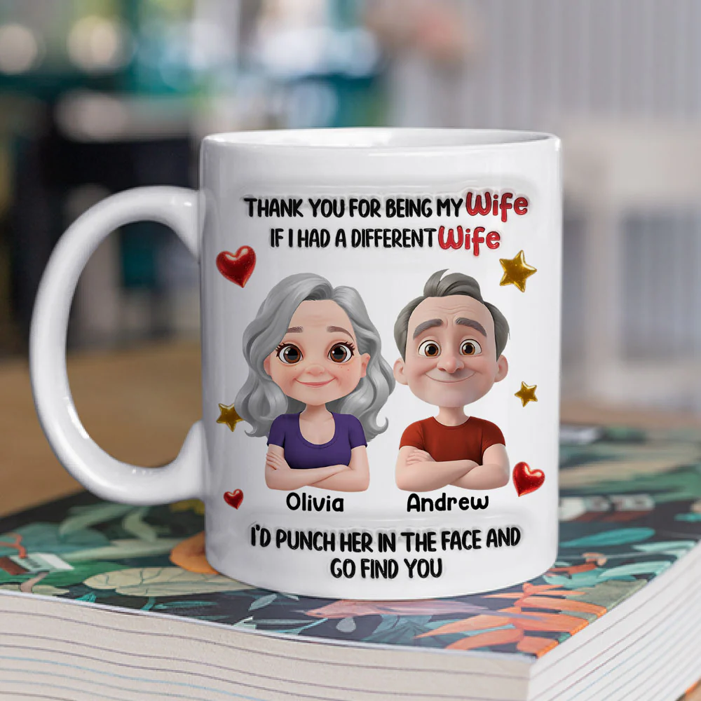 Punch To Find You - Personalized Custom 3D Inflated Effect Mug - Image 2