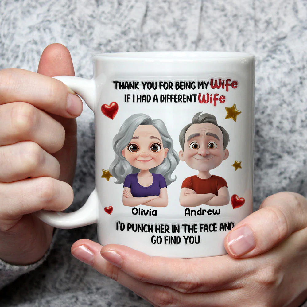 Punch To Find You - Personalized Custom 3D Inflated Effect Mug - Image 3