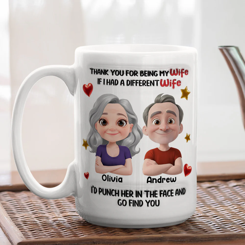 Punch To Find You - Personalized Custom 3D Inflated Effect Mug - Image 4