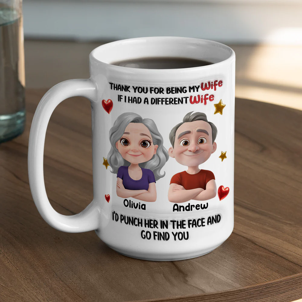 Punch To Find You - Personalized Custom 3D Inflated Effect Mug - Image 5