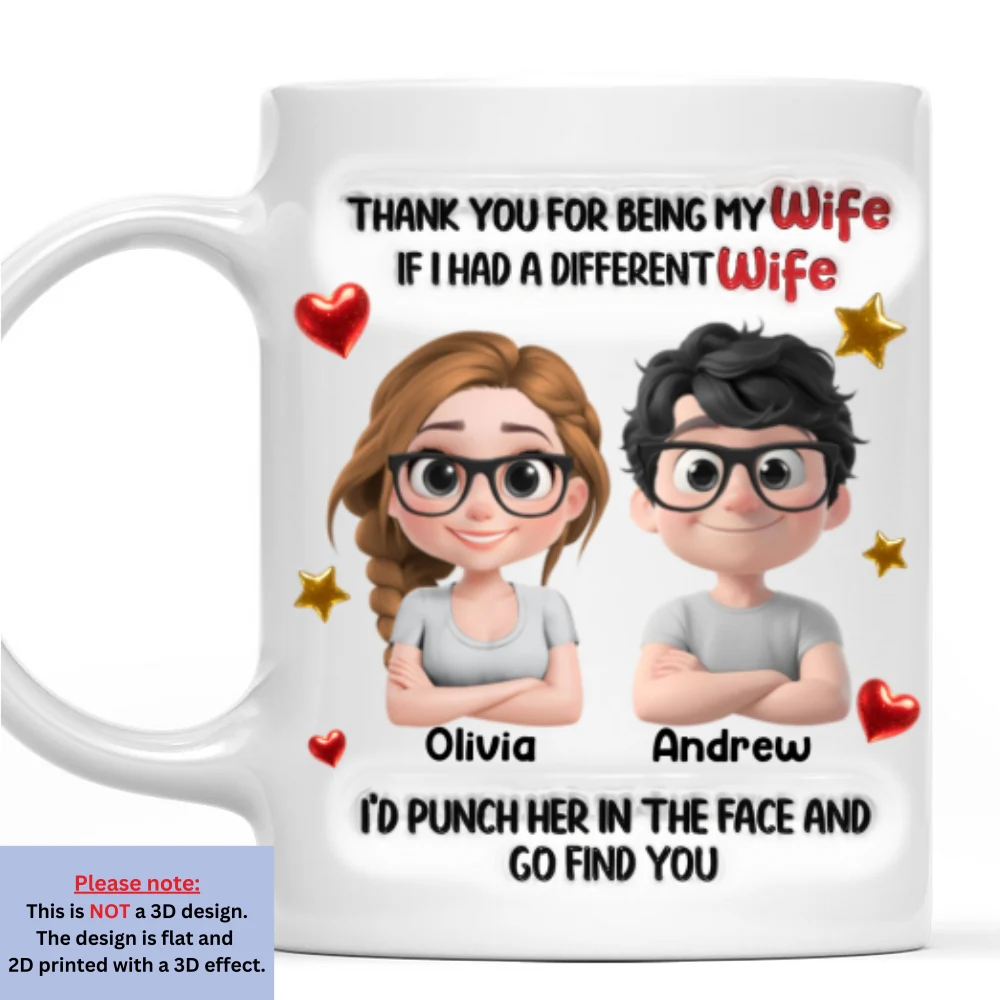 Punch To Find You - Personalized Custom 3D Inflated Effect Mug - Image 7