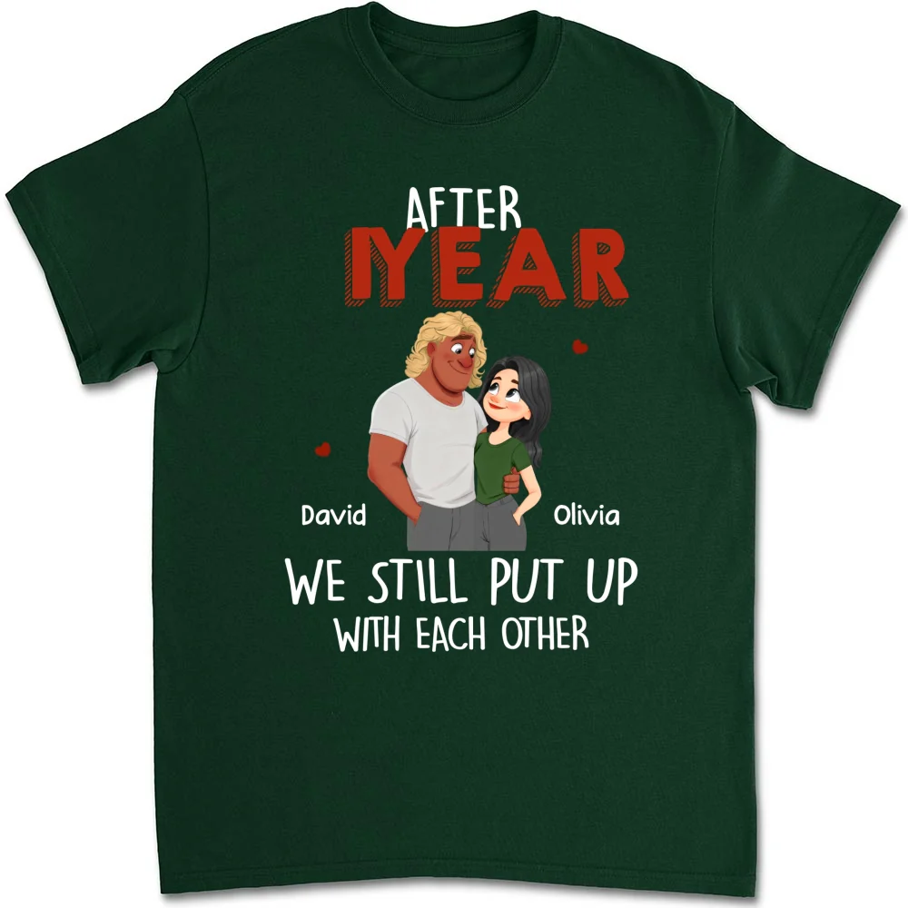Put Up With - Personalized Custom Shirt - Image 8