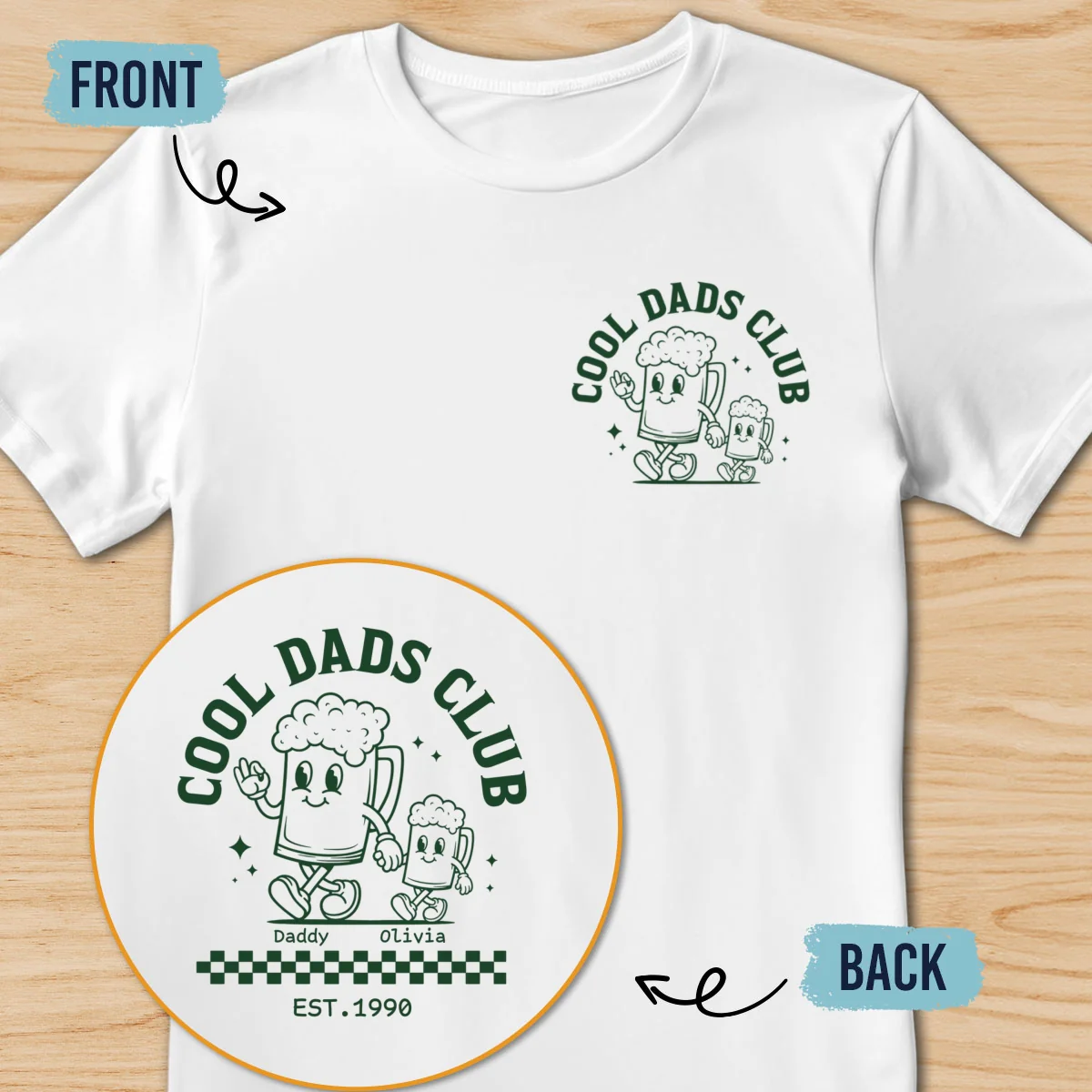 Raising Kids Staying Cool - Personalized Custom Shirt - Image 6