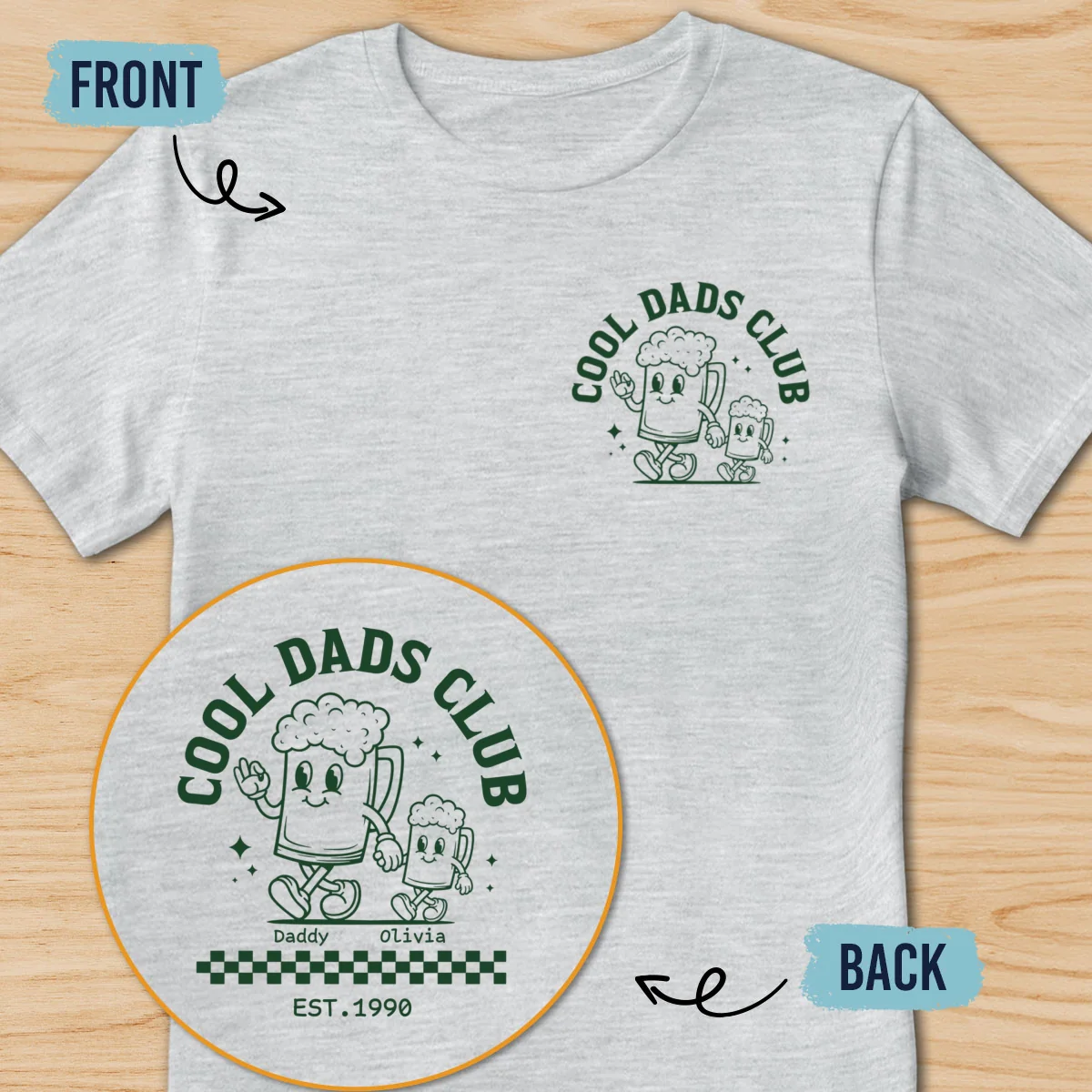 Raising Kids Staying Cool - Personalized Custom Shirt - Image 8