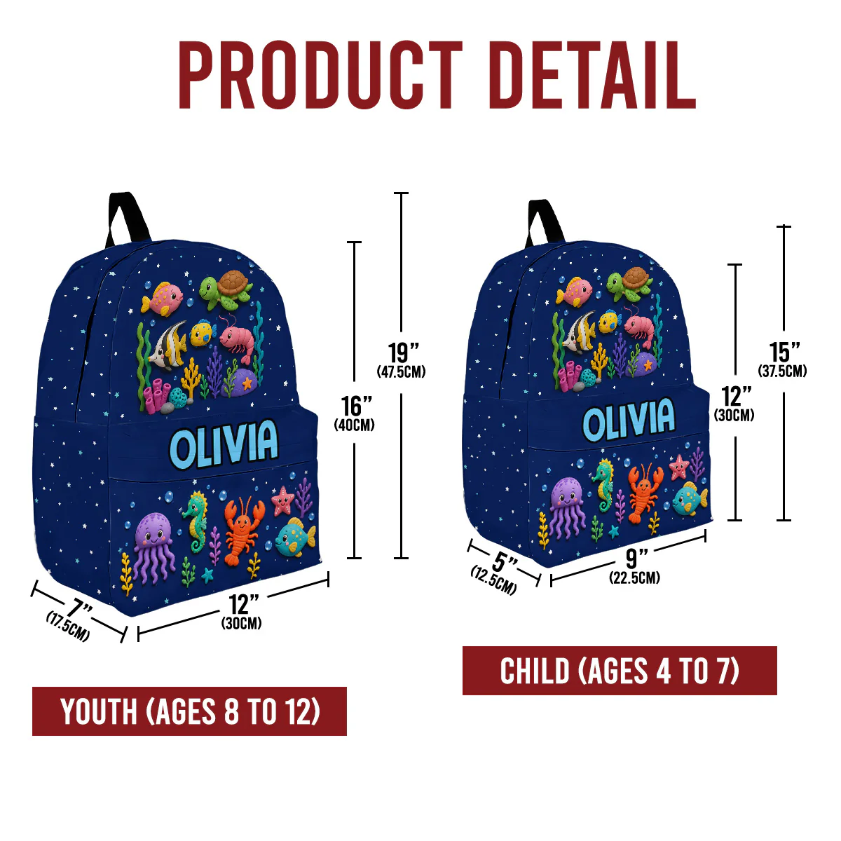 Ready For School - Personalized Custom Backpack - Image 5