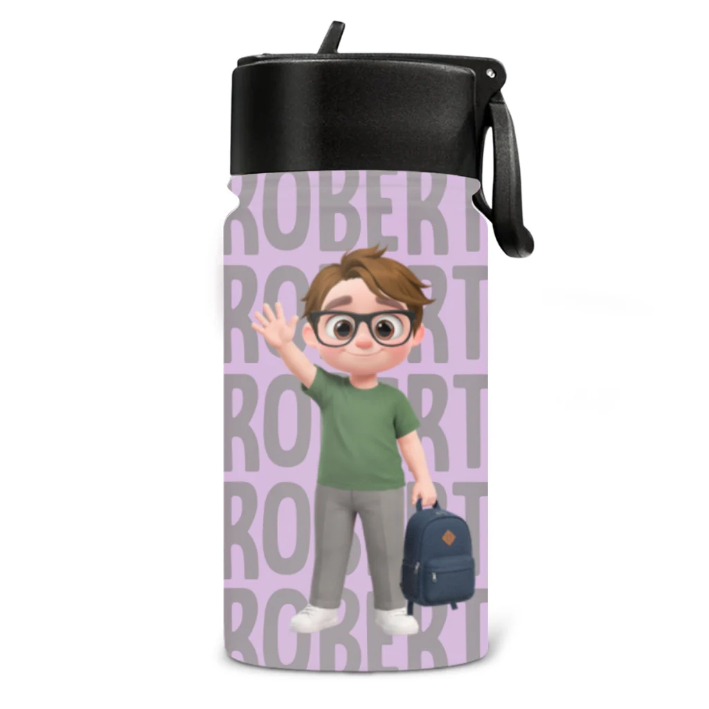 Ready To Learn - Personalized Custom Kids Water Bottle - Image 7
