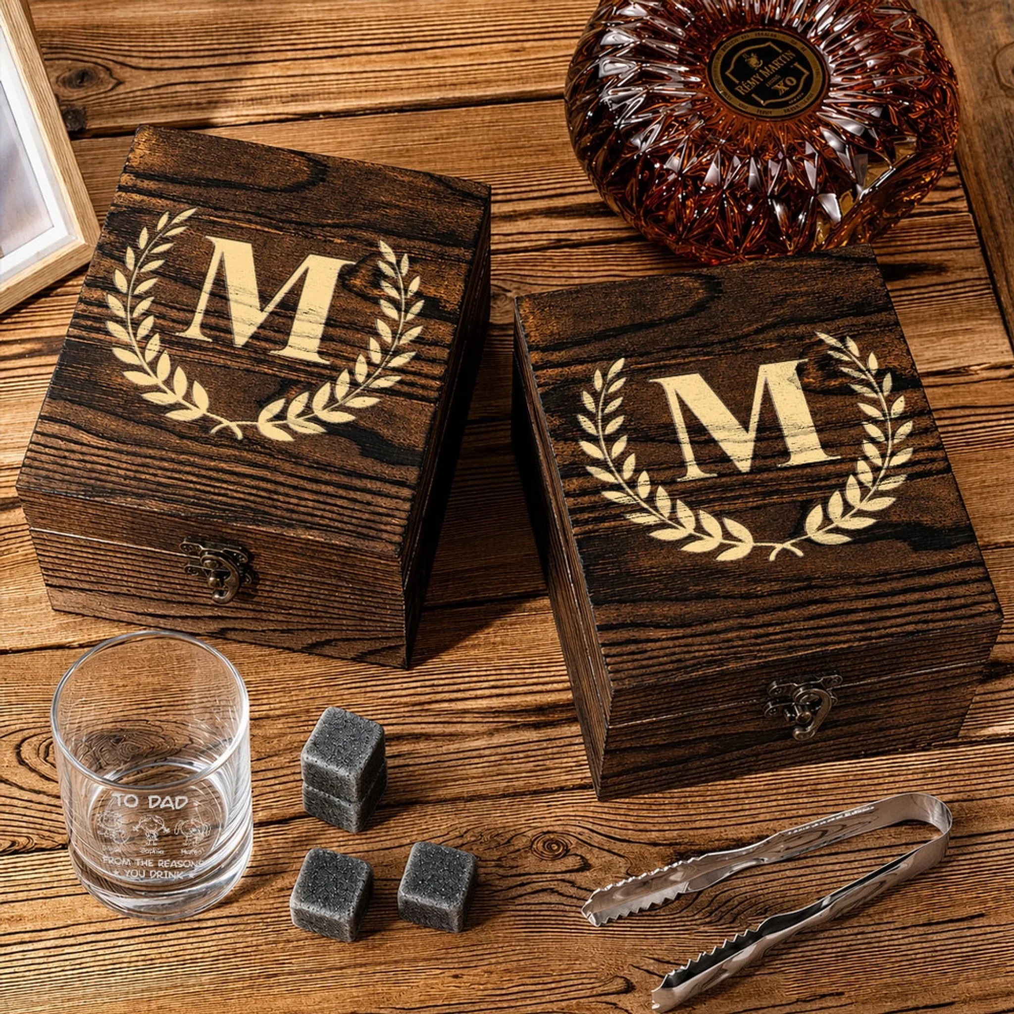 Reason You Drink - Personalized Custom Whiskey Glass Set - Image 5