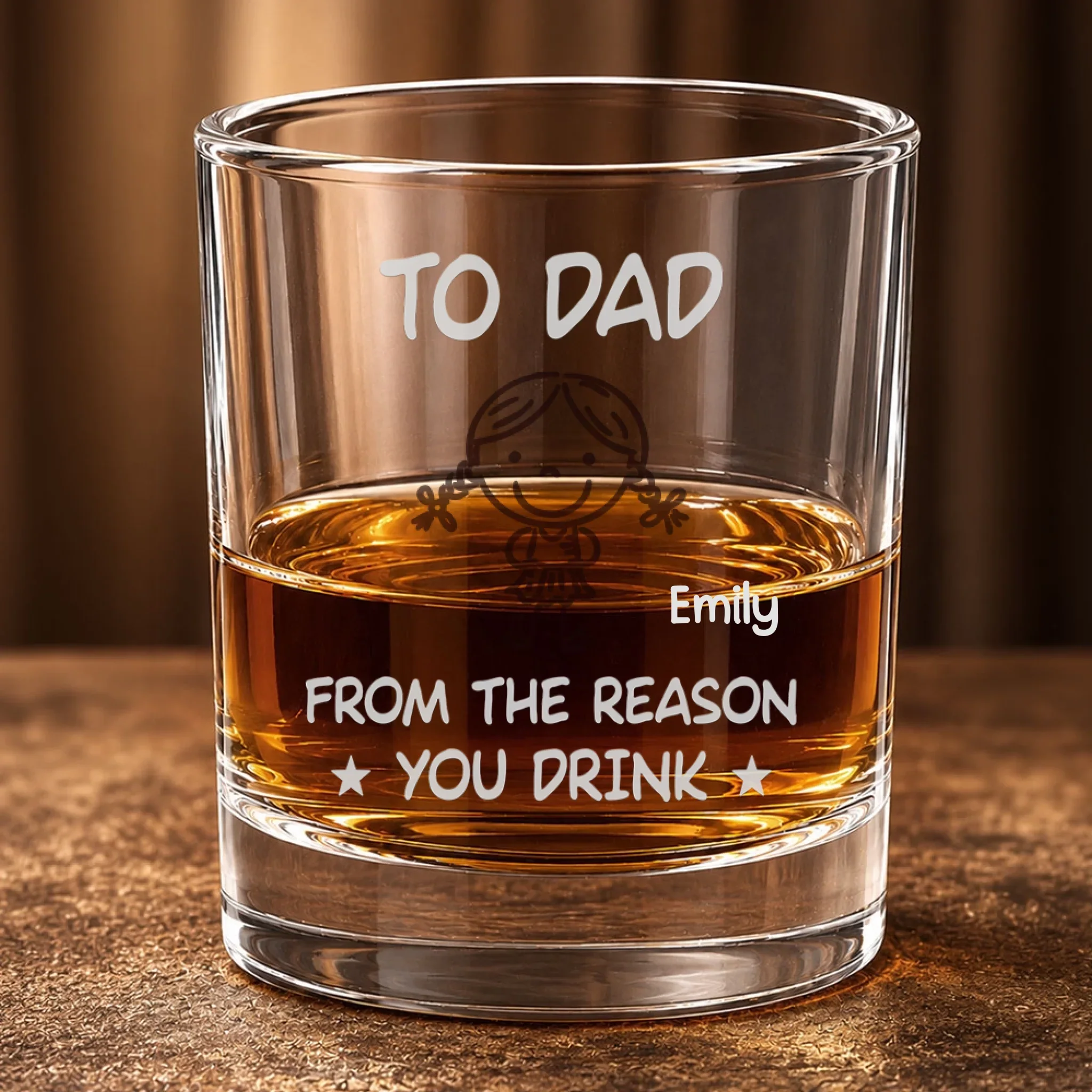 Reason You Drink - Personalized Custom Whiskey Glass Set - Image 7