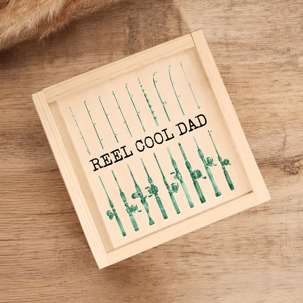 Reel Cool Dad Grandpa - Personalized Custom Fishing Lure - Image 2