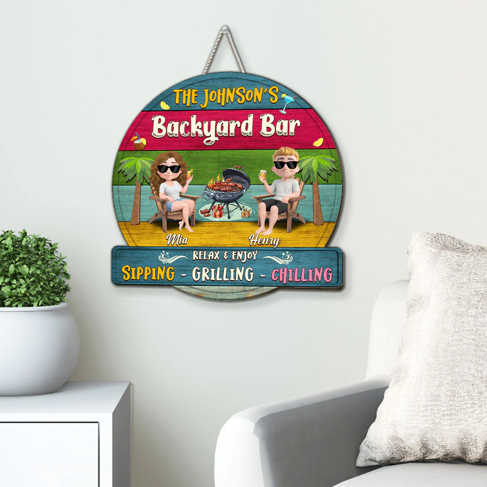 Relax And Unwind - Personalized Custom Wood Sign - Image 3