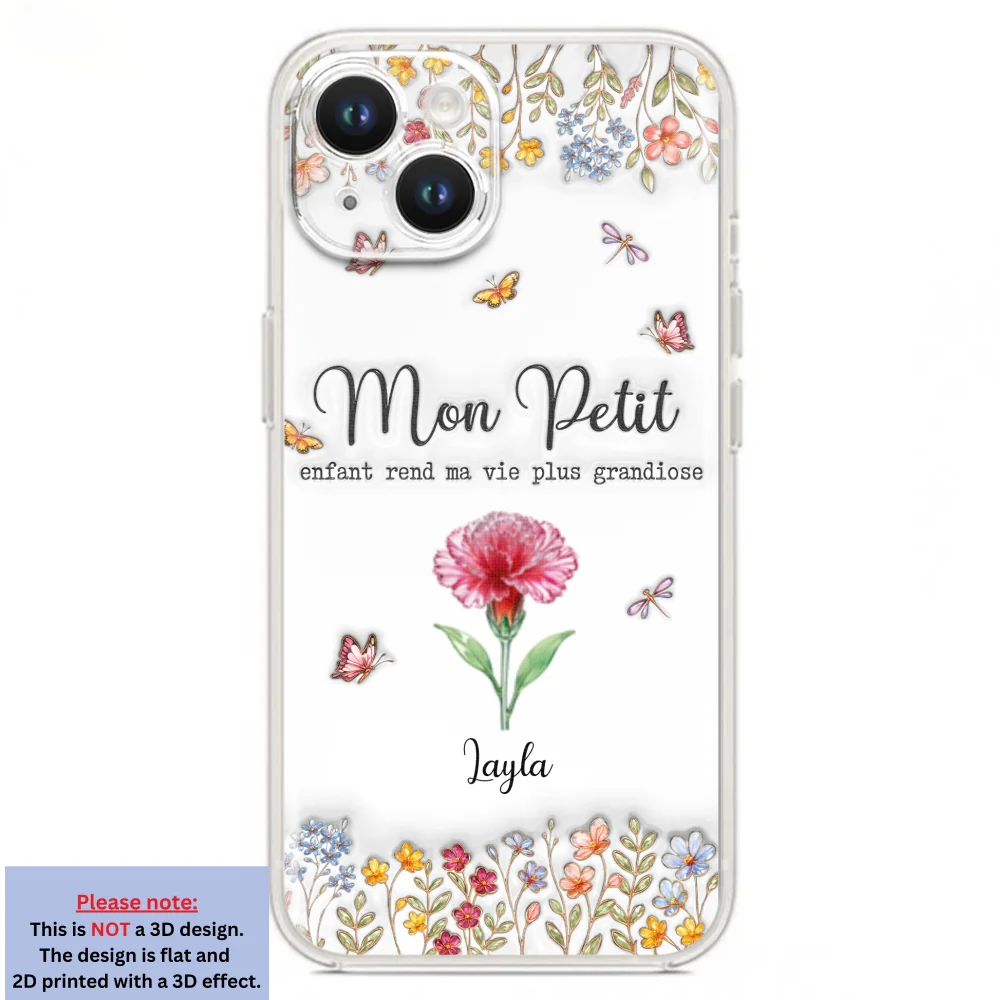 Rendez la vie plus merveilleuse avec de charmants enfants – Coque de téléphone personnalisée avec effet 3D gonflé - Image 15