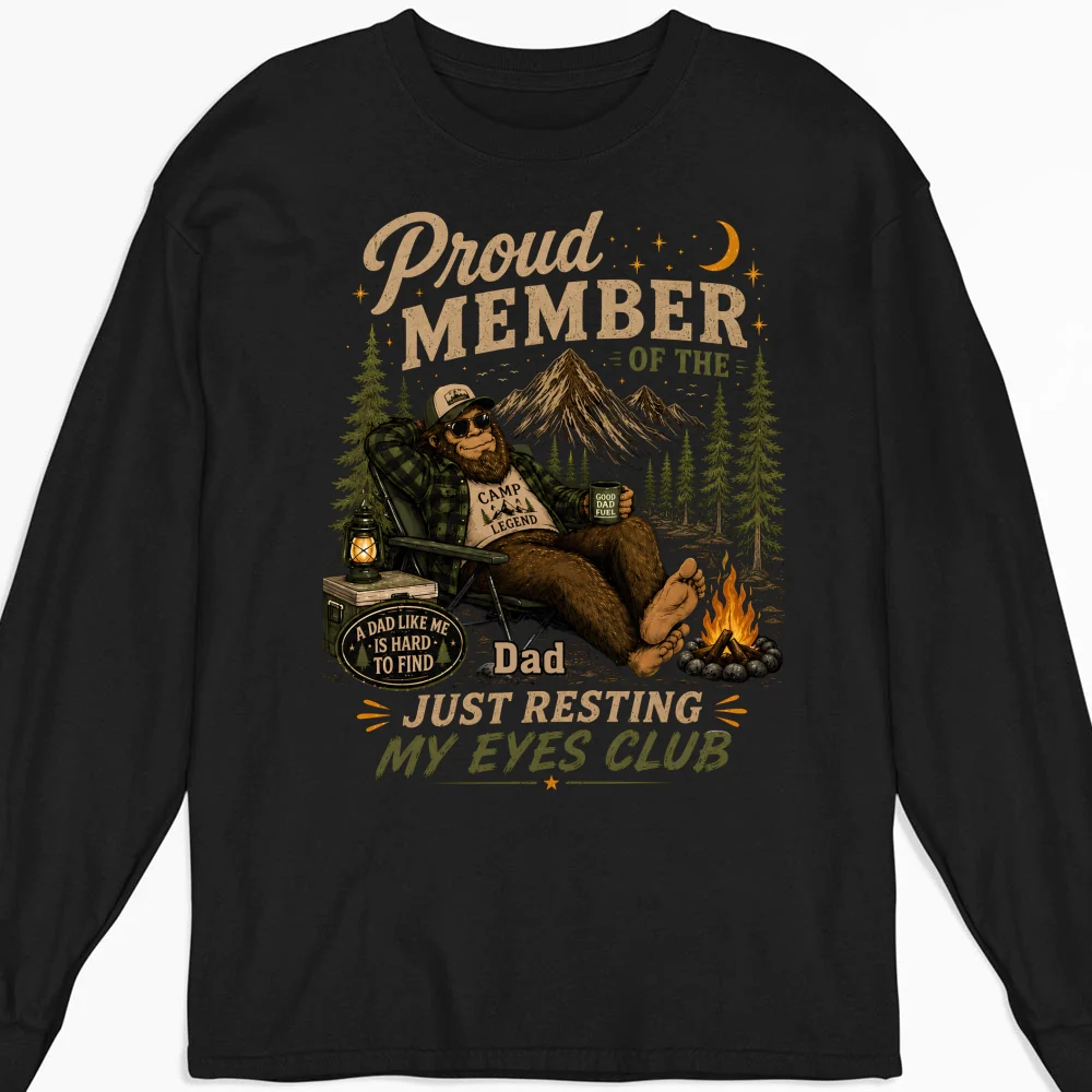 Resting Eyes Club - Personalized Custom Shirt - Image 10