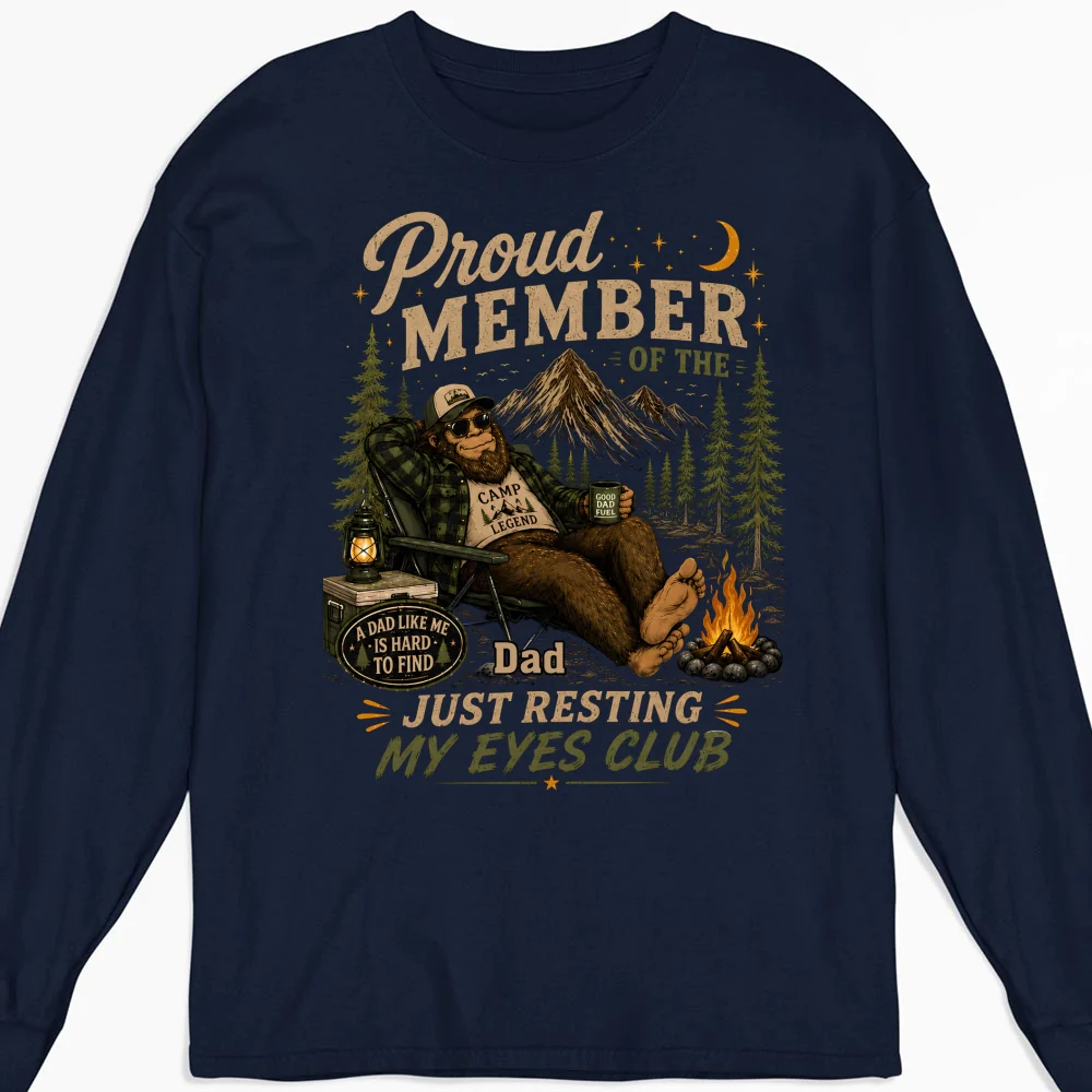 Resting Eyes Club - Personalized Custom Shirt - Image 12