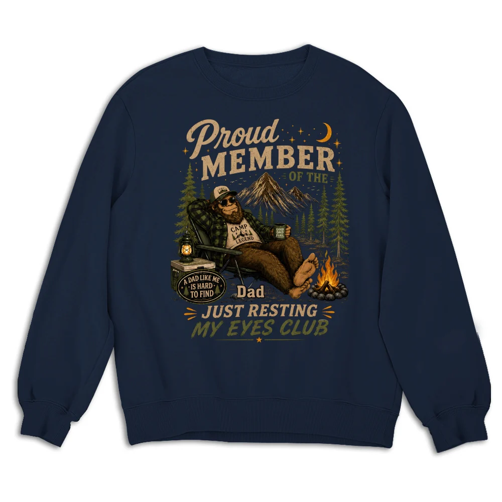 Resting Eyes Club - Personalized Custom Shirt - Image 15