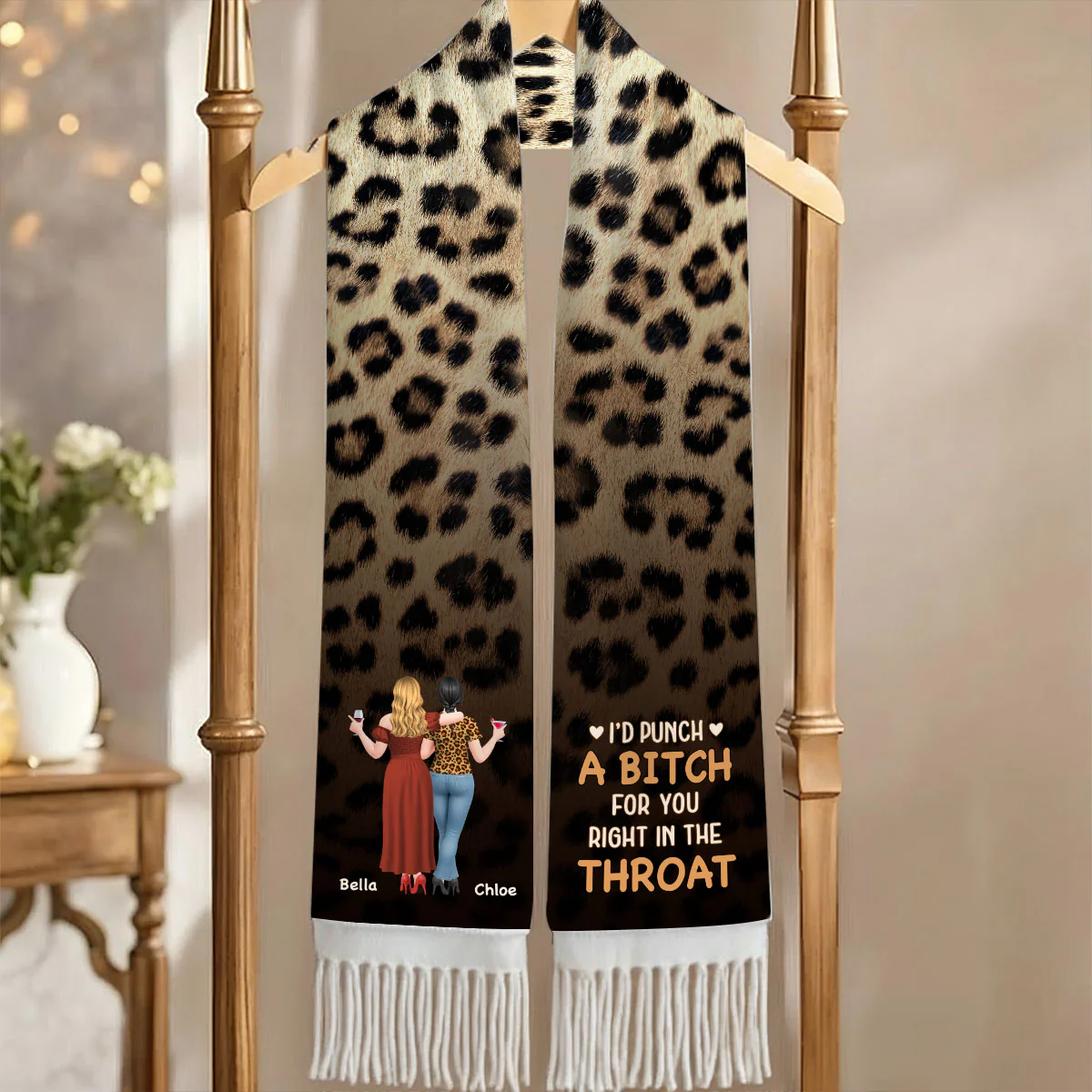 Right In The Throat - Personalized Custom Scarf