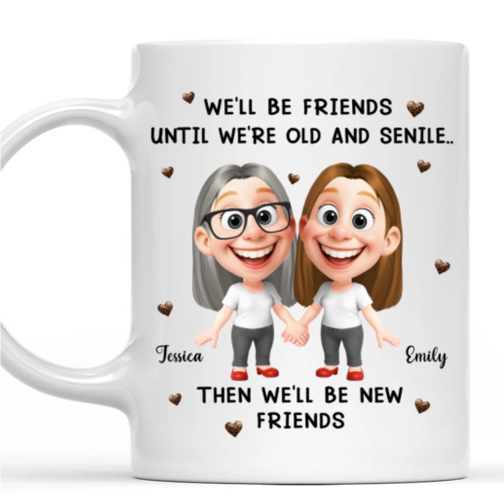 Same Friends Different Memories - Personalized Custom Coffee Mug - Image 7