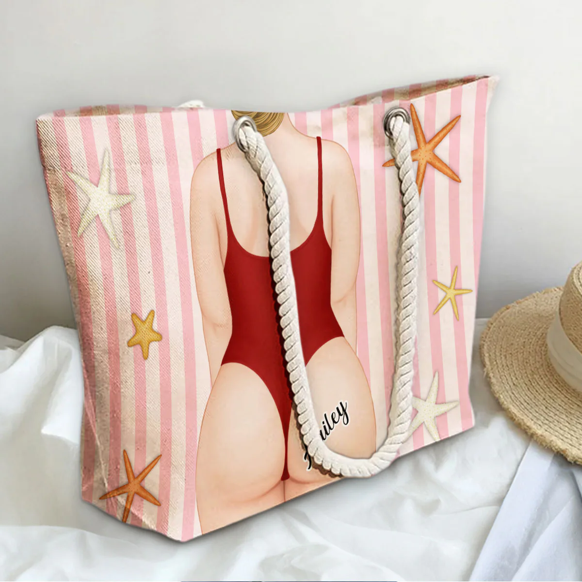 Sandy Cheeks - Personalized Custom Beach Bag - Image 5