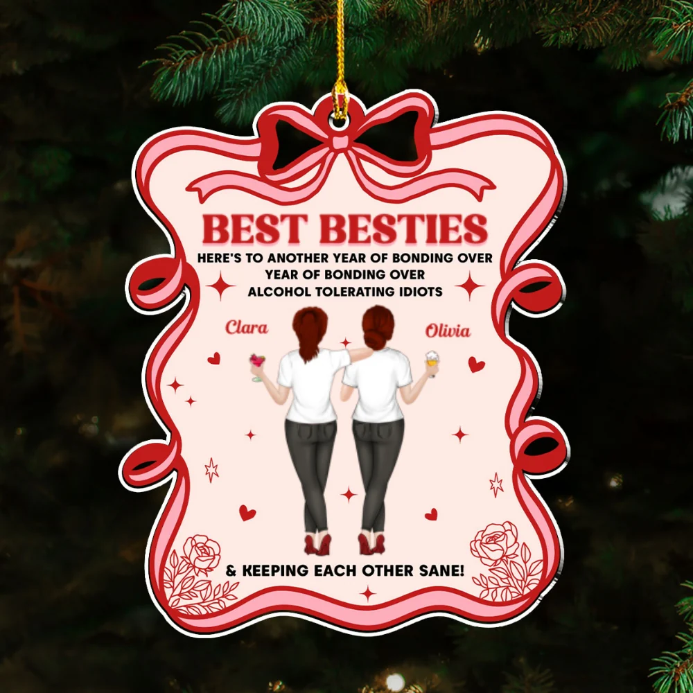 Sane Squad Friendship - Personalized Custom Acrylic Ornament - Image 6