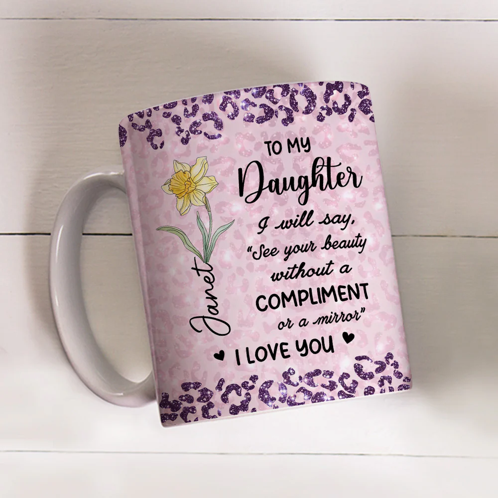 See Your Beauty - Personalized Custom Coffee Mug - Image 3