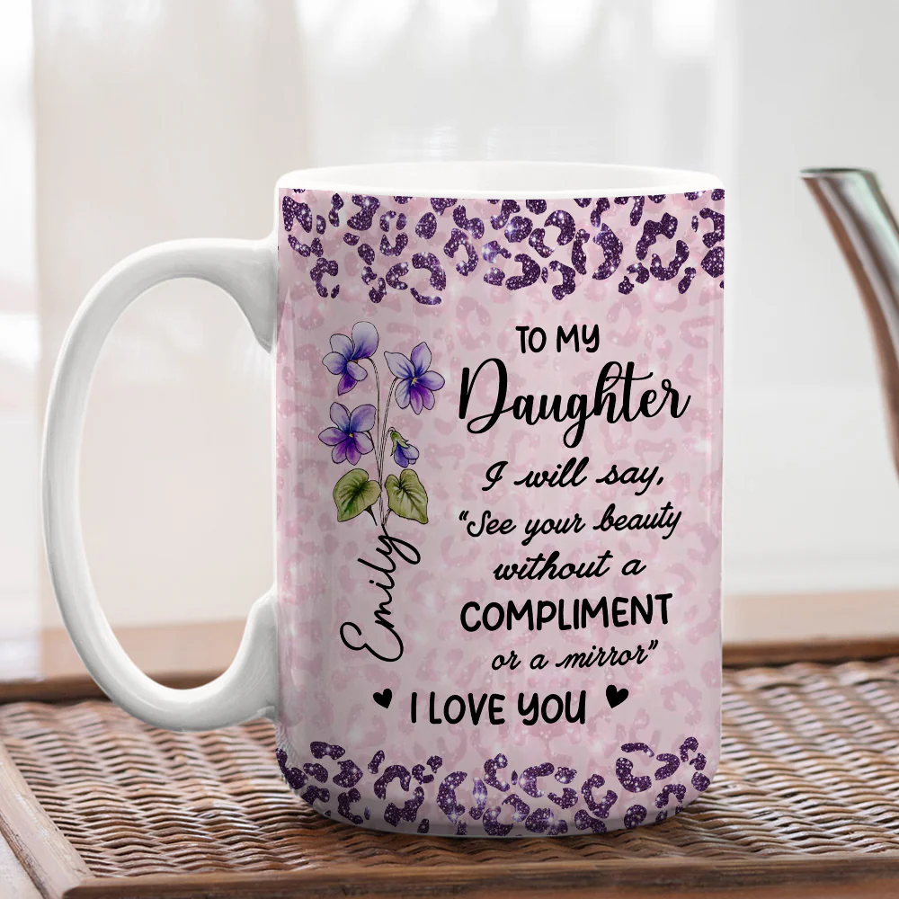 See Your Beauty - Personalized Custom Coffee Mug - Image 4