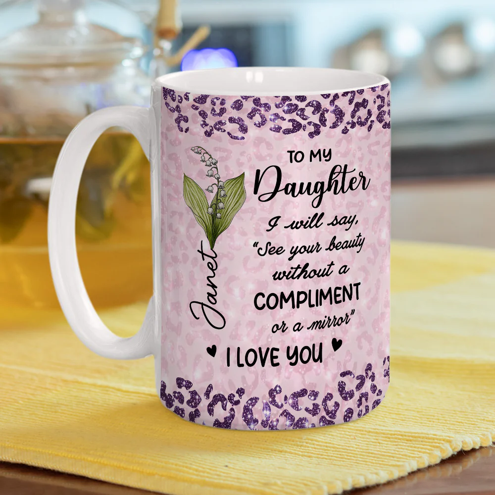 See Your Beauty - Personalized Custom Coffee Mug - Image 5