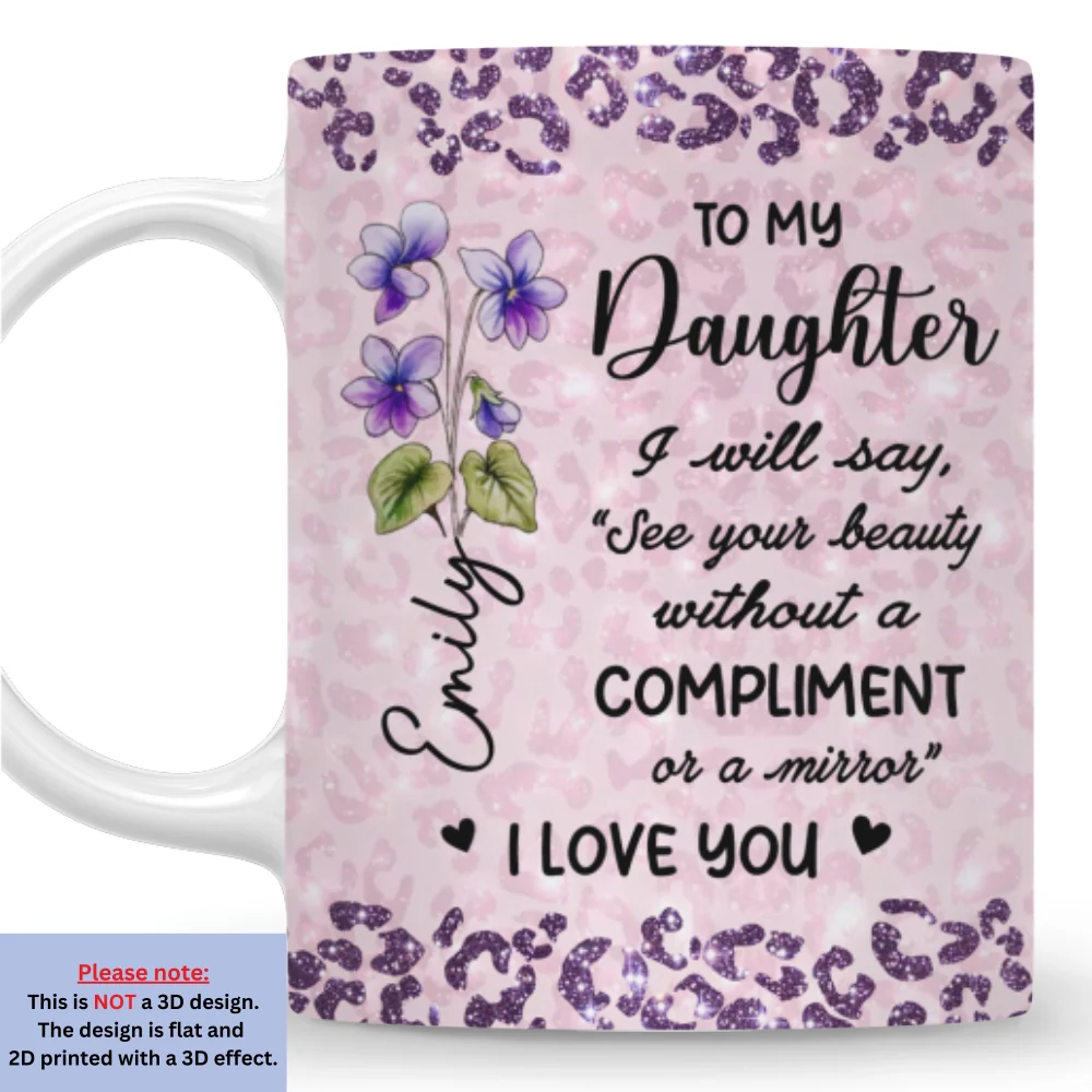 See Your Beauty - Personalized Custom Coffee Mug - Image 7