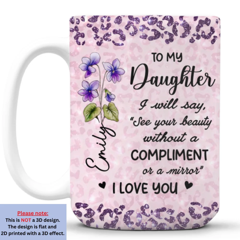See Your Beauty - Personalized Custom Coffee Mug - Image 8