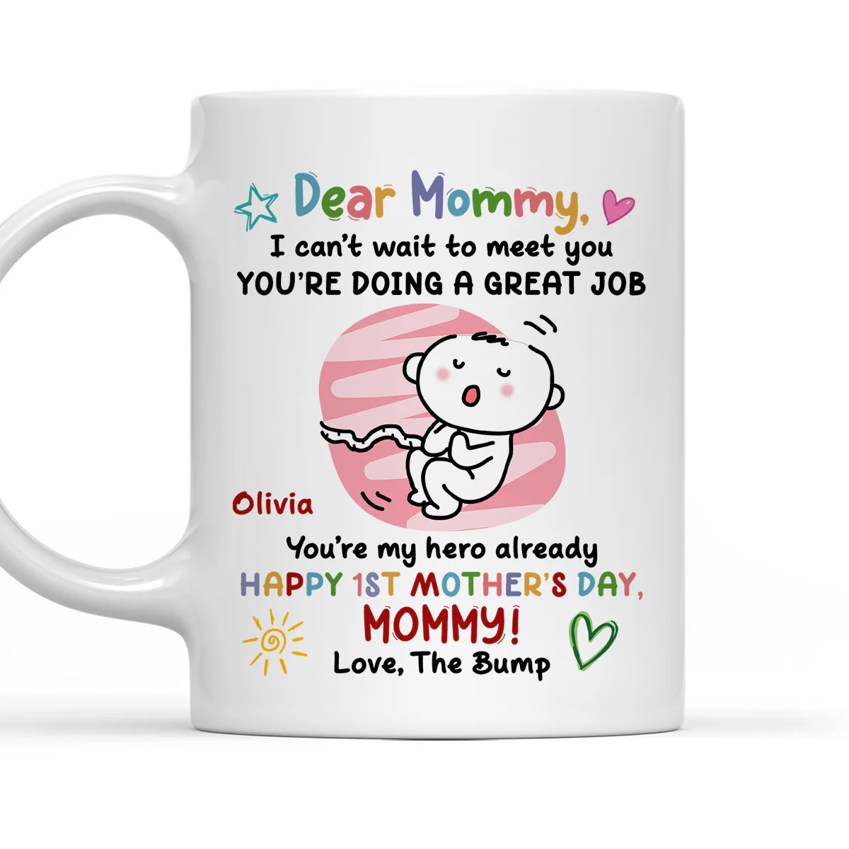 Seeing You As A Mom Is Everything - Personalized Custom Coffee Mug