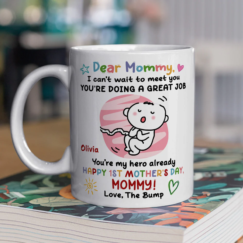 Seeing You As A Mom Is Everything - Personalized Custom Coffee Mug - Image 3