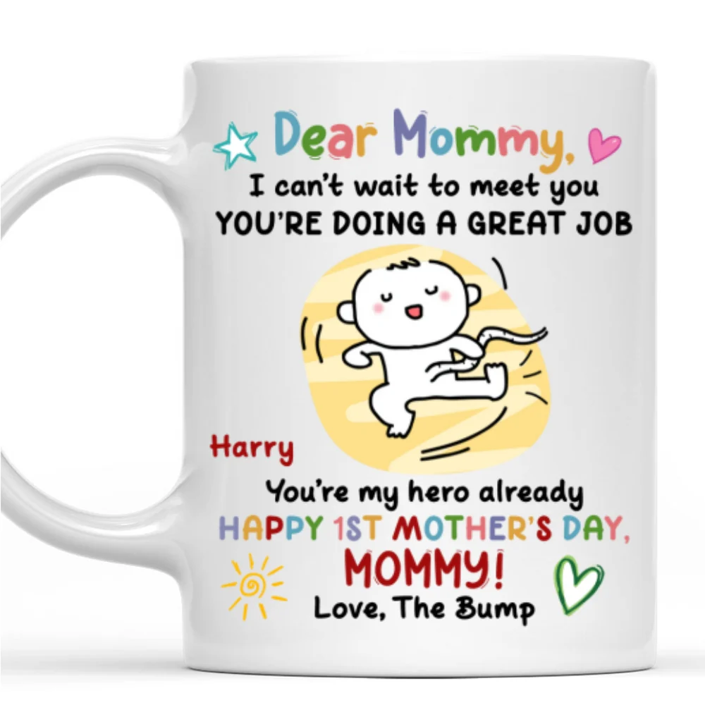 Seeing You As A Mom Is Everything - Personalized Custom Coffee Mug - Image 7