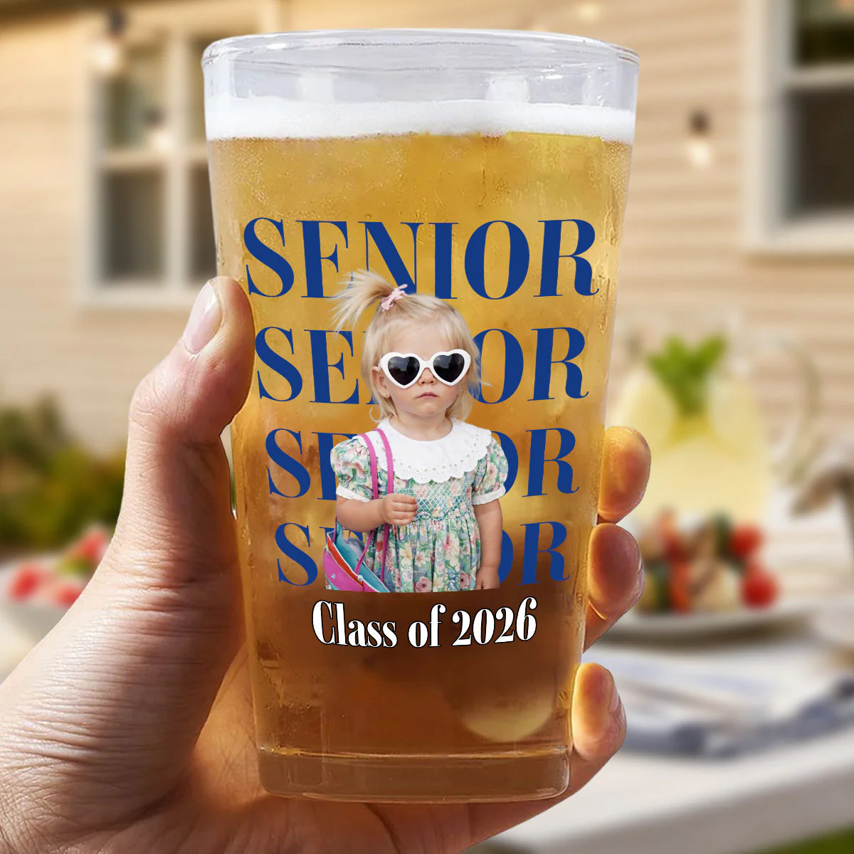 Senior 2026 - Personalized Custom Beer Glass - Image 6