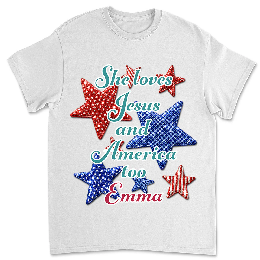 She Knows What She Loves - Personalized Custom 3D Effect Shirt