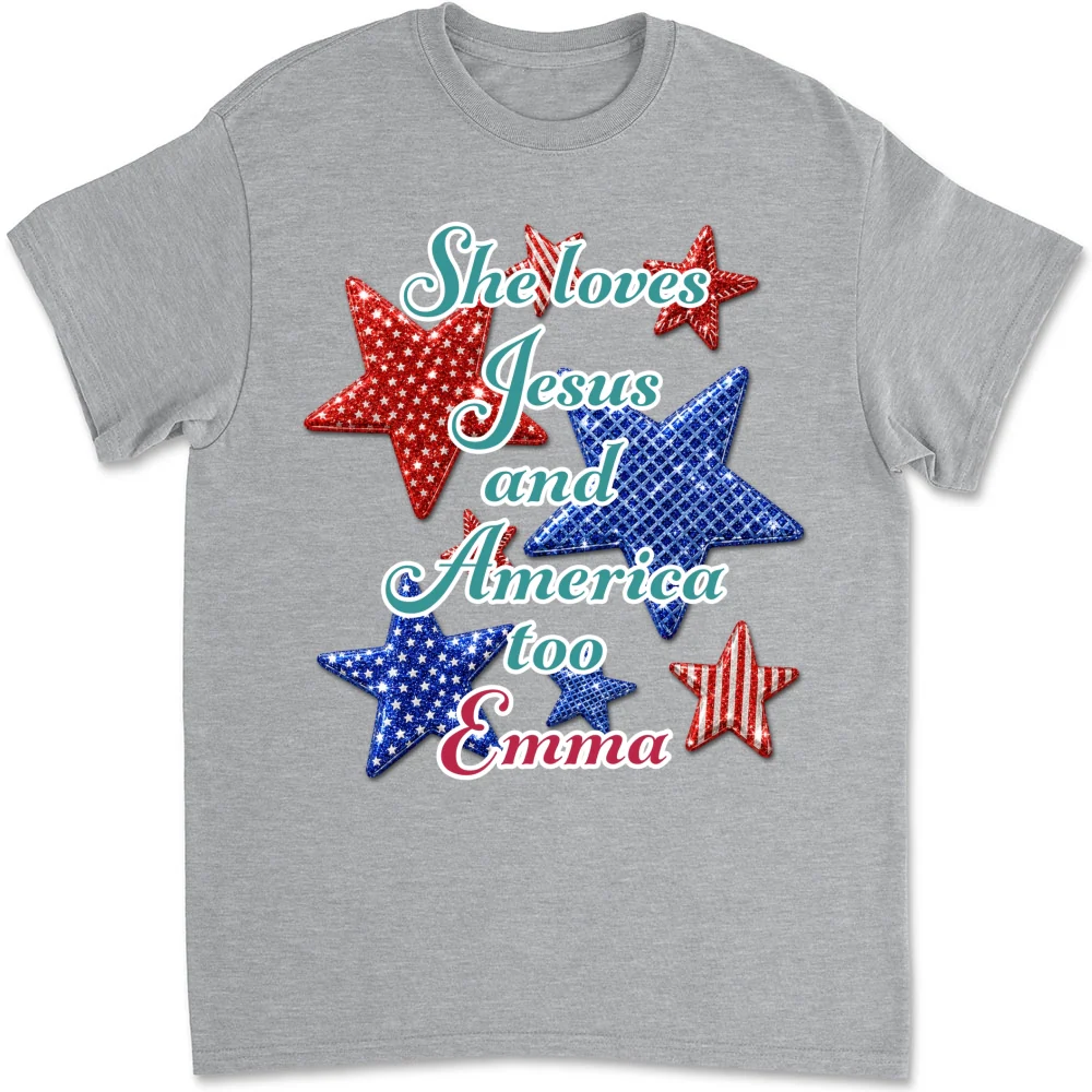 She Knows What She Loves - Personalized Custom 3D Effect Shirt - Image 8