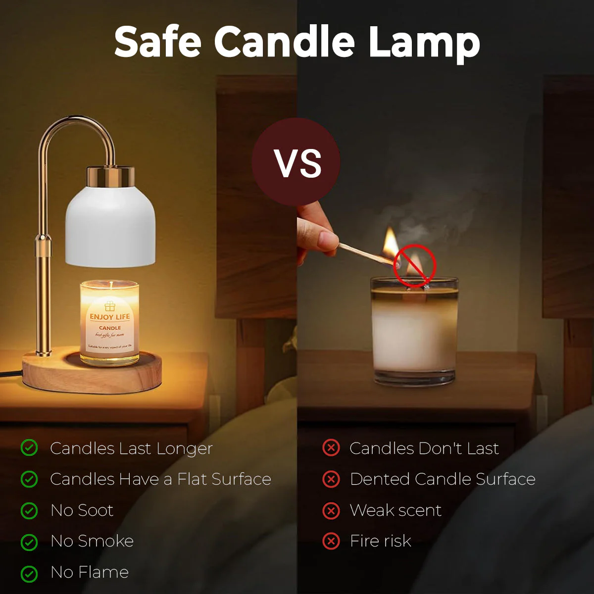 Shine In Our Heart - Personalized Custom Candle Warmer Lamp - Image 4
