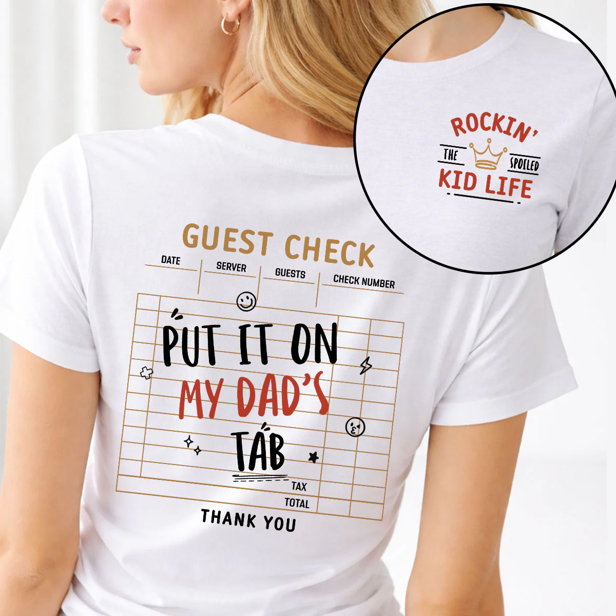 Shopping Sponsored By Dad - Personalized Custom Shirt