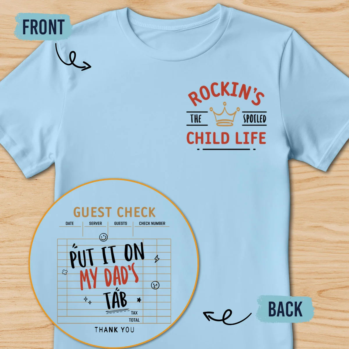 Shopping Sponsored By Dad - Personalized Custom Shirt - Image 11