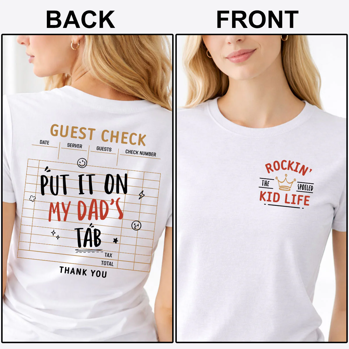 Shopping Sponsored By Dad - Personalized Custom Shirt - Image 7