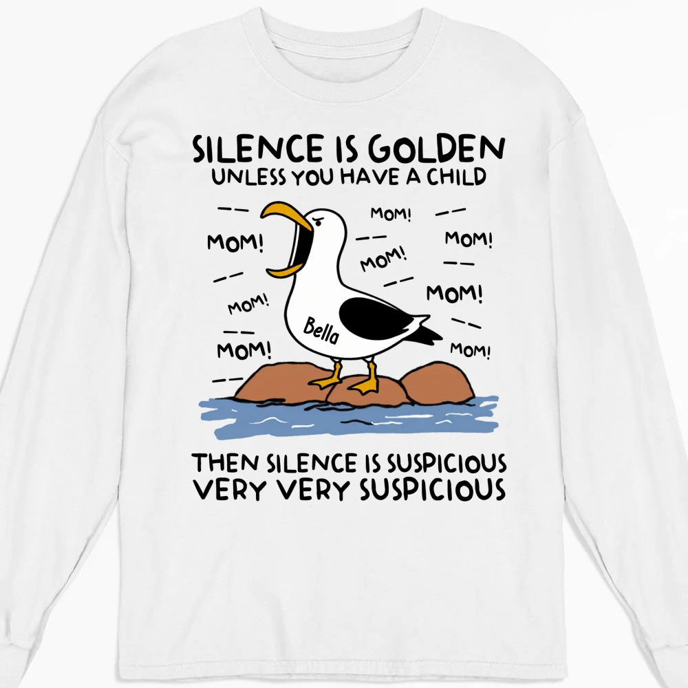Silence Is Golden - Personalized Custom Shirt - Image 11