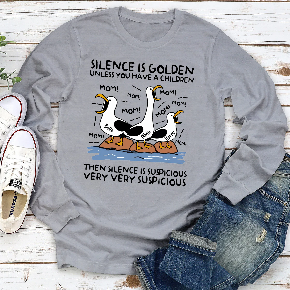 Silence Is Golden - Personalized Custom Shirt - Image 5