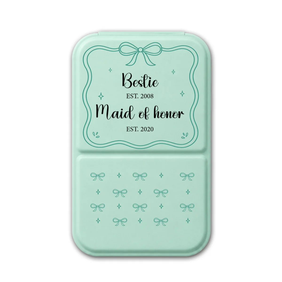 Sister Maid Of Honor - Personalized Custom Pocket Leather Mirror - Image 11