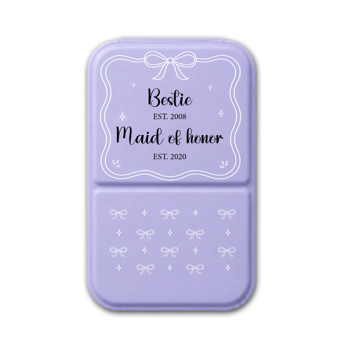 Sister Maid Of Honor - Personalized Custom Pocket Leather Mirror - Image 13