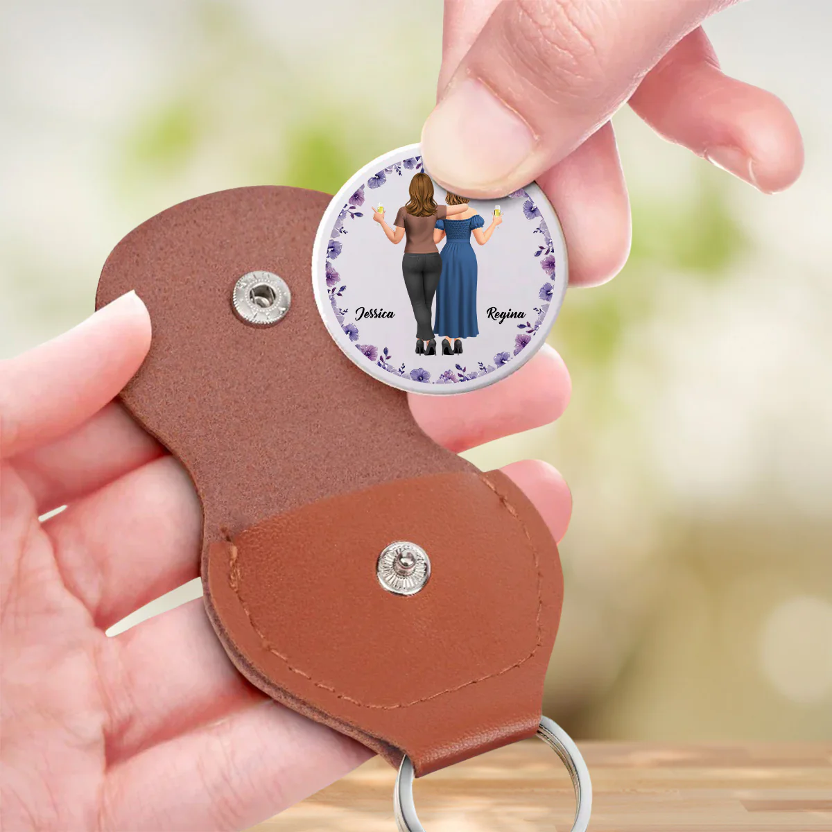 Sister Of My Soul - Personalized Custom Pocket Hug - Image 3