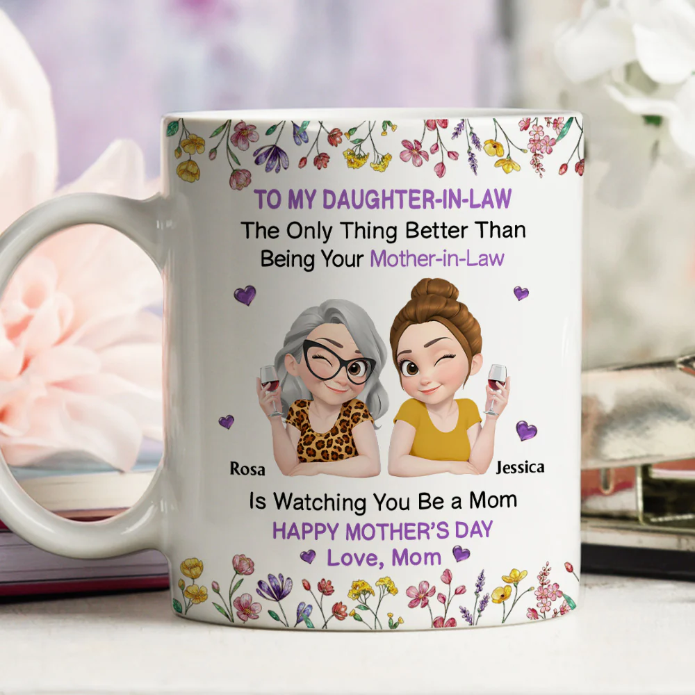 So Lucky To Have You - Personalized Custom Coffee Mug - Image 3