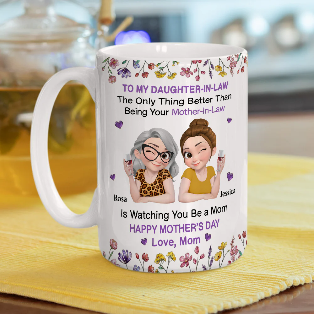 So Lucky To Have You - Personalized Custom Coffee Mug - Image 5