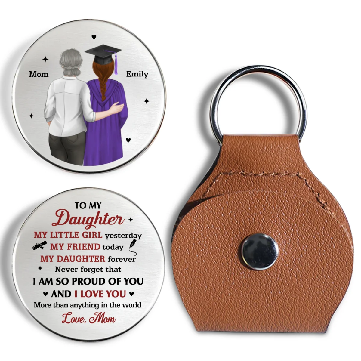 So Proud Of You Graduation Gift - Personalized Custom Pocket Hug - Image 8