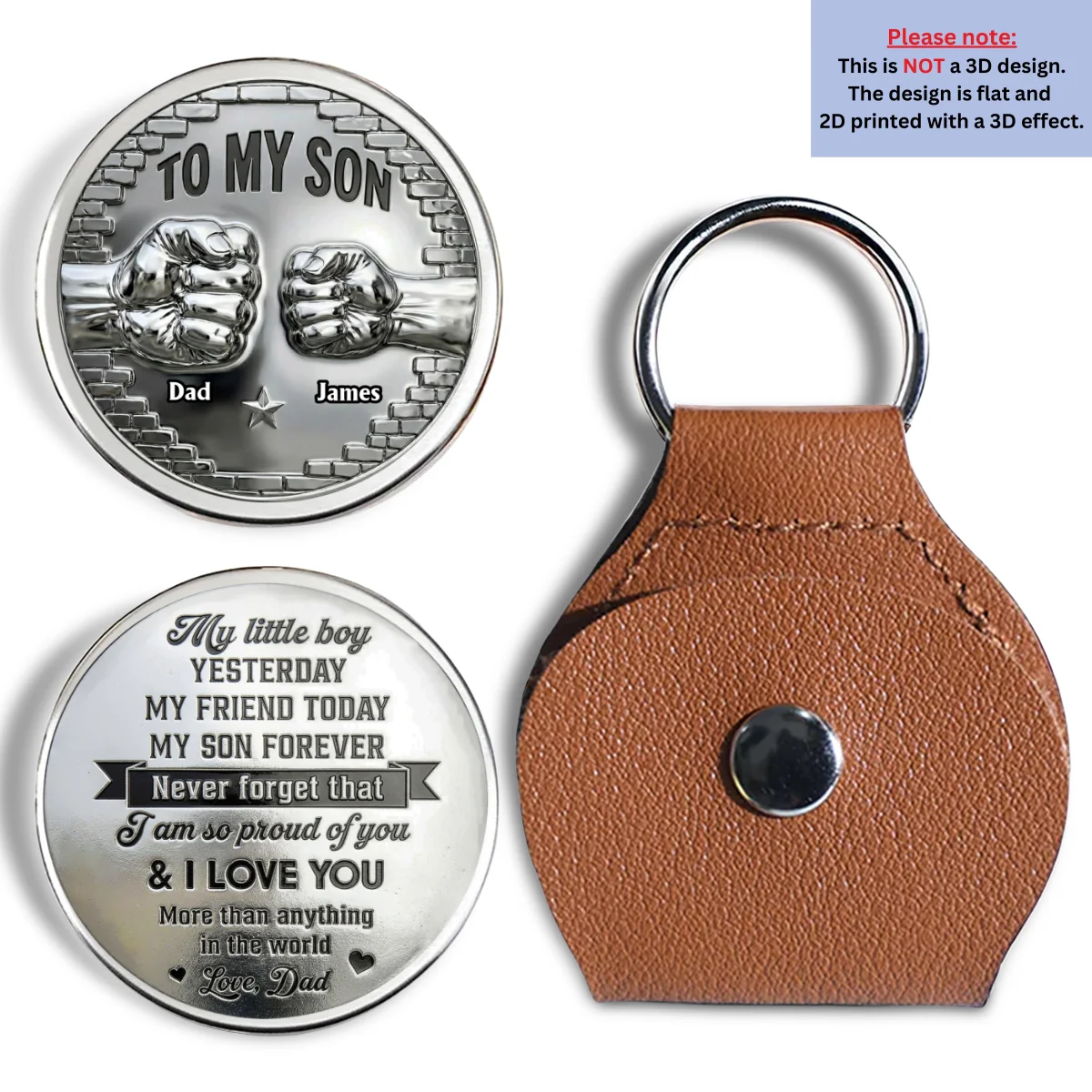 Son You Are My Friend Today - Personalized Custom Pocket Hug - Image 6