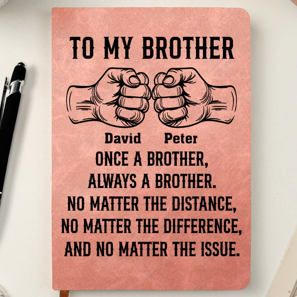 Soulmate Best Friend - Personalized Custom Leather Journal - Image 10