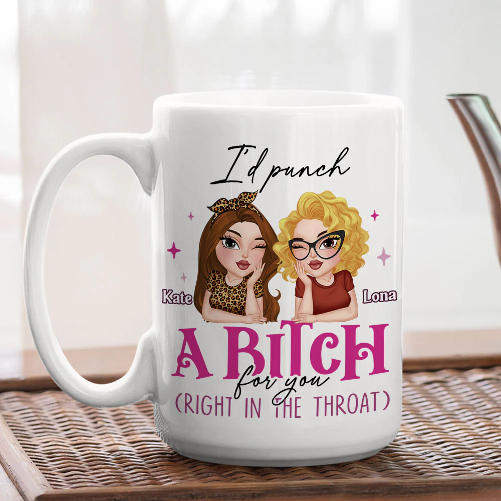 Spicy Besties - Personalized Custom Coffee Mug - Image 4